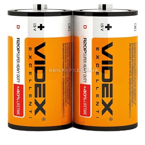 Батарейка VIDEX R20 24 шт