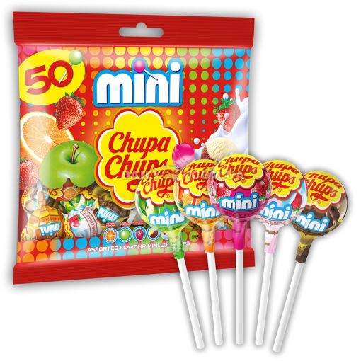 Льодяник на паличці Chupa Chups MINI маленький 50 х 6 г