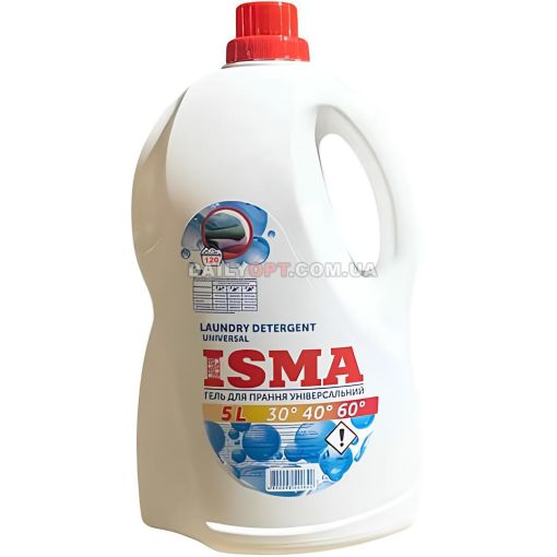 Гель для стирки ISMA 5л Универсальный 120 стирок