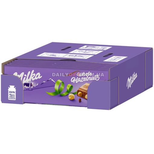 Шоколад Milka Whole Hazelnuts в коробке 250 г