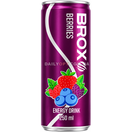 Напиток энергетический BROX BERRIES 250мл