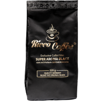 Кофе молотый Ricco Coffee Super Aroma Black 225 г