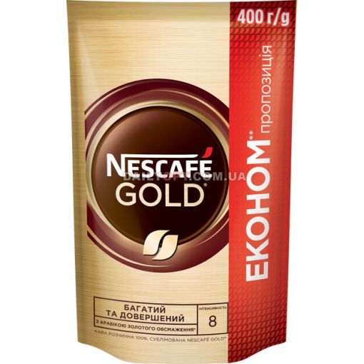 Кофе растворимый Nescafe Gold 400 г