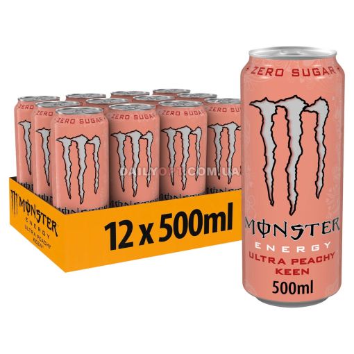 Напій енергетичний Monster Energy Ultra Peachy Keen 500 мл