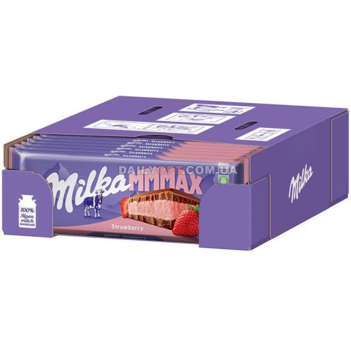 Шоколад Milka Strawberry клубника 300 г
