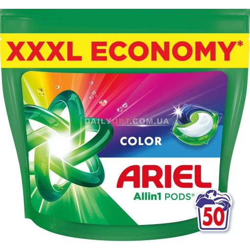 Капсулы для стирки Ariel Pods Color 50 шт