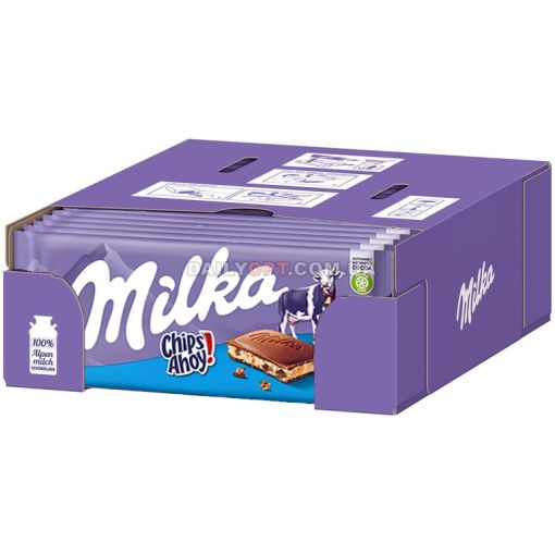 Шоколад Milka Chips Ahoy з печивом 100 г