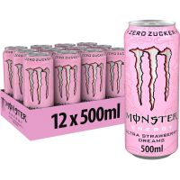 Напиток энергетический Monster Energy Ultra Strawberry Dreams 500 мл