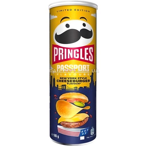 Чипсы Pringles Passport New York Style Cheeseburger 165 г