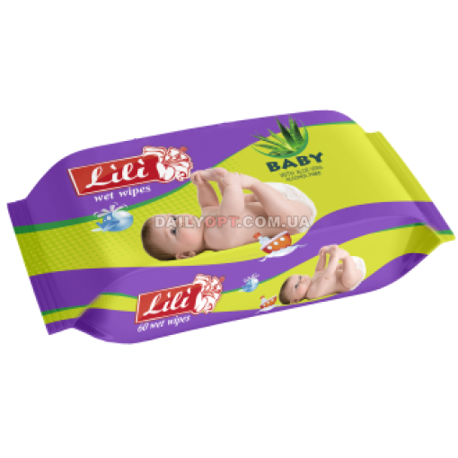 Вологі серветки Lili 60 шт