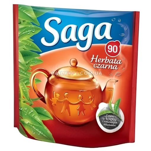 Чай в пакетиках черный Saga Herbata 100 х 2 г