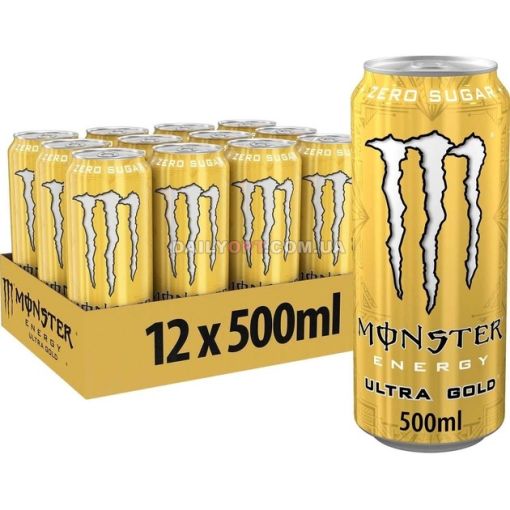 Напиток энергетический Monster Energy Ultra Gold Pineapple 500 мл