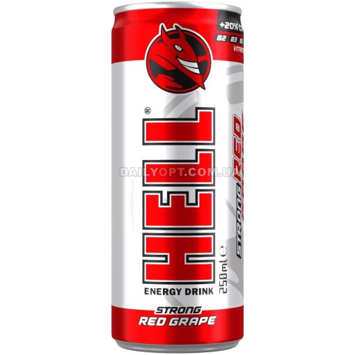 Напій енергетичний HELL Strong Red Grape 250 мл