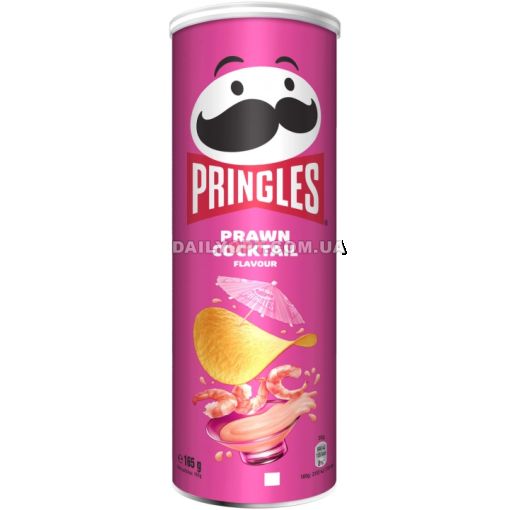 Чипсы Pringles Prawn Cocktail Коктейль из креветок 165 г