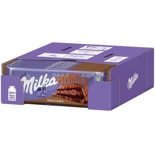 Шоколад Milka Choco Cookies шоколадне печиво 300 г