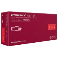 Латексные перчатки Mercator Ambulance L