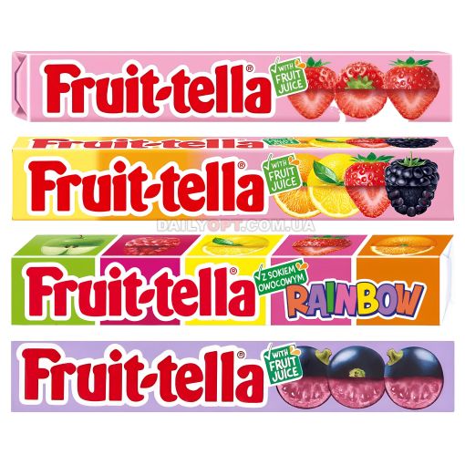 Жувальні цукерки Fruit-tella 20 х 41 г