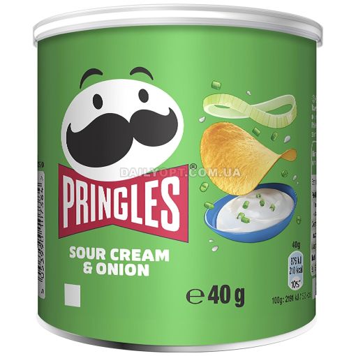 Чіпси Pringles mini Sour Cream & Onion 40г