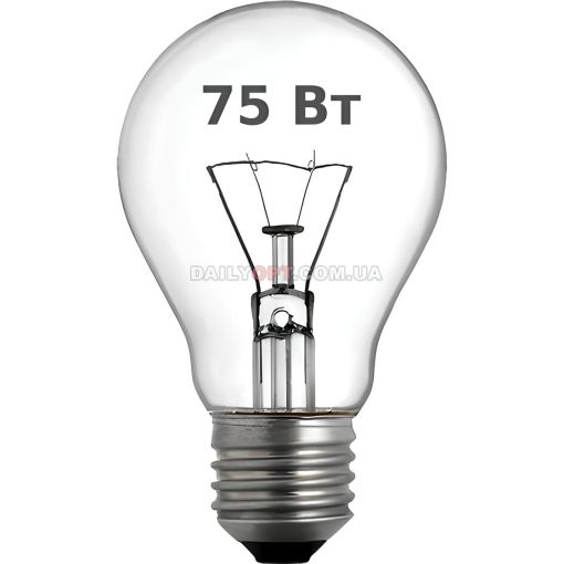 Лампа розжарювання 75 Вт E27