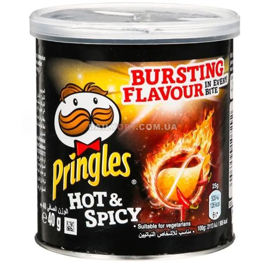 Чипси Pringles mini Hot & Spicy гострі 40 г