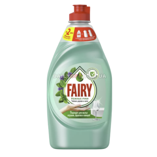 Засіб для миття посуду FAIRY 900мл чайное дерево и мята
