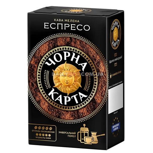 Кофе молотый Черная Карта Эспрессо 225 г