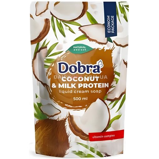 Рідке мило DOBRA дой-пак 500 мл