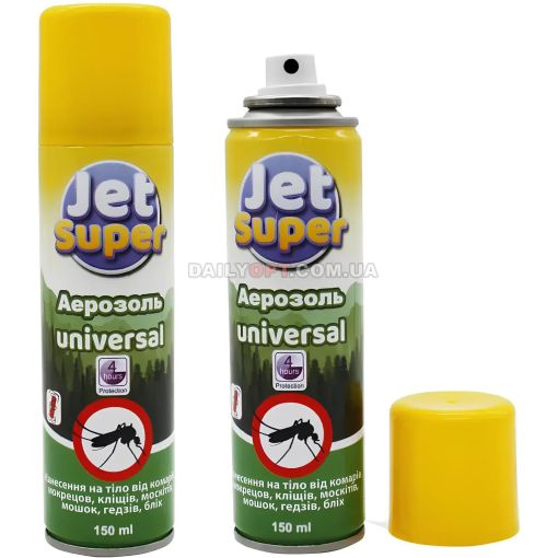 Аерозоль від комарів Jet Super Universal 150 мл
