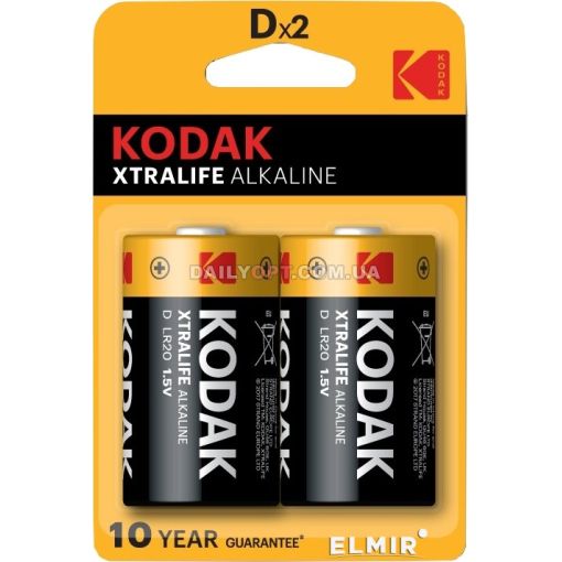 Батарейка KODAK R20 XtraLife 2 шт