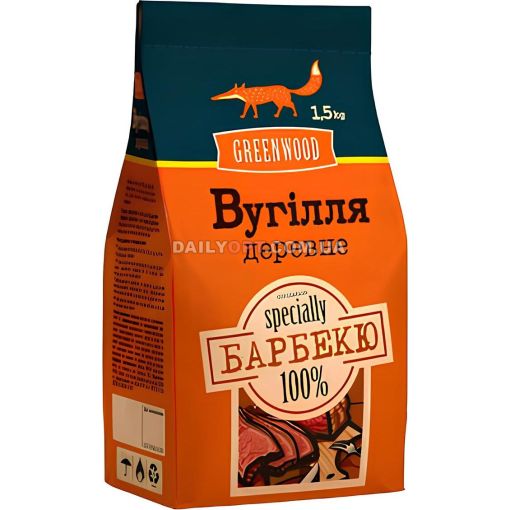 Деревне вугілля GreenWood 1.5 кг
