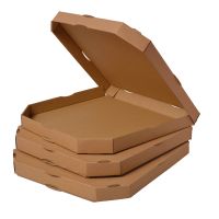 Коробка для піци 32х32х4см бура