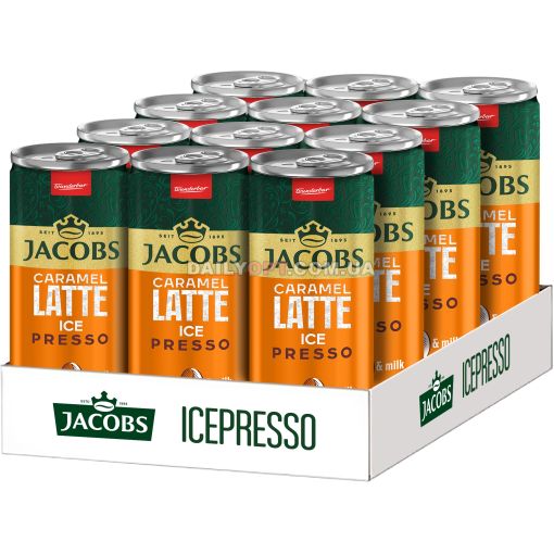 Кофейный напиток Jacobs Icepresso Caramel Latte 250мл