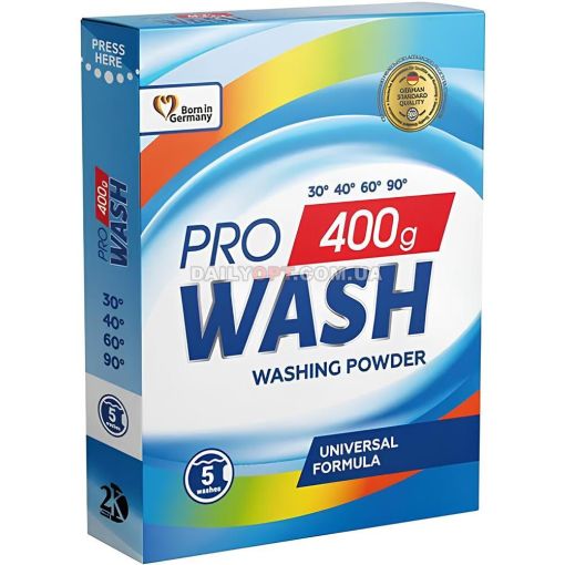 Стиральный порошок Pro Wash универсал 400 г