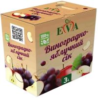 Сок EVA с краником Виноград-Яблоко 3 л