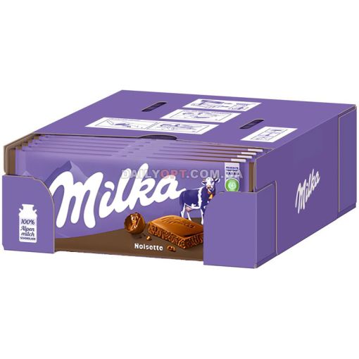 Шоколад Milka Noisette горіховий крем 100 г