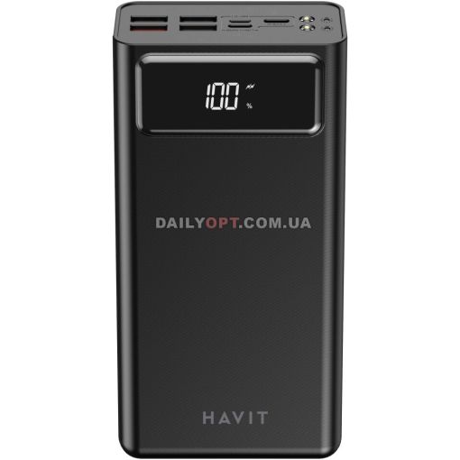 Повербанк HAVIT HV-PB56 Black 22.5W 40000mAh QC+PD