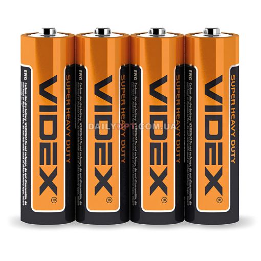 Батарейка VIDEX АА R06 60 шт