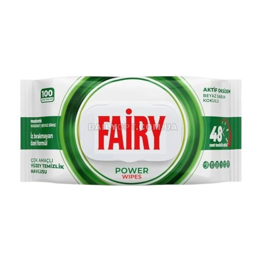 Вологі універсальні серветки для прибирання FAIRY 100 шт