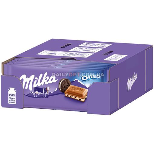 Шоколад Milka Oreo з печивом 100 г