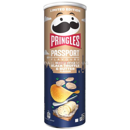 Чіпси Pringles Passport Black Truffle & Butter 165г