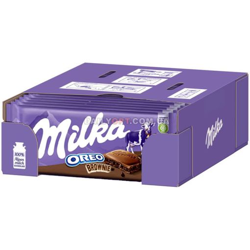 Шоколад Milka Oreo Brownie з печивом 100 г