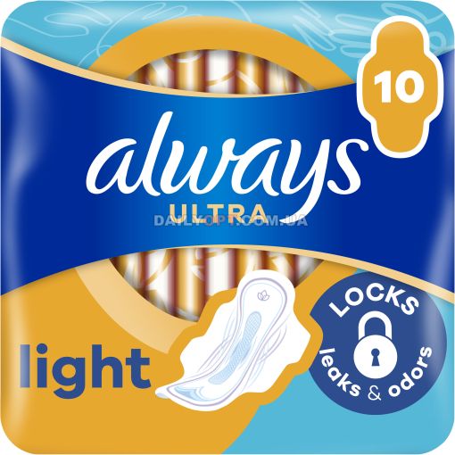Гігієнічні прокладки Always Ultra Light 10 шт