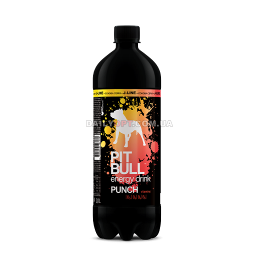 Напиток энергетический Pit Bull бутылка Punch J-line 1л