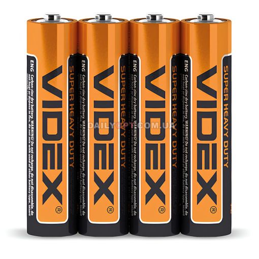 Батарейка VIDEX АAА R03 60 шт