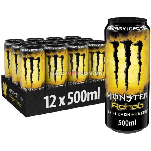 Напиток энергетический Monster Energy Rehab Tea + Lemonade 500 мл