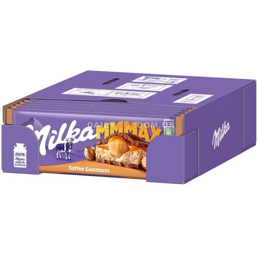 Шоколад Milka Toffee Whole Nut карамель цельный орех 300 г