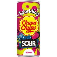 Напій газований Chupa Chups Sparkling Кисла Полуниця 250мл