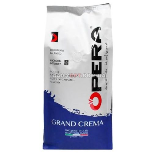 Кофе зерновой OPERA Grand Crema 1 кг 40/60
