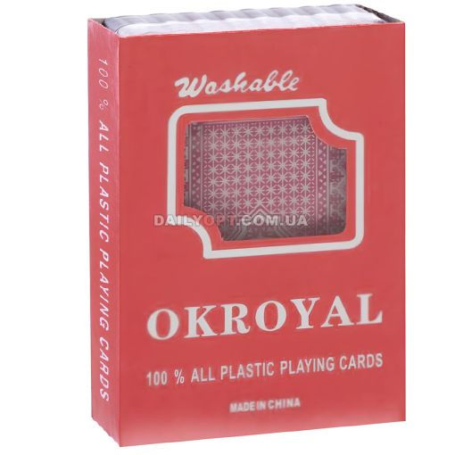 Гральні карти пластикові ОКROYAL 54 карти