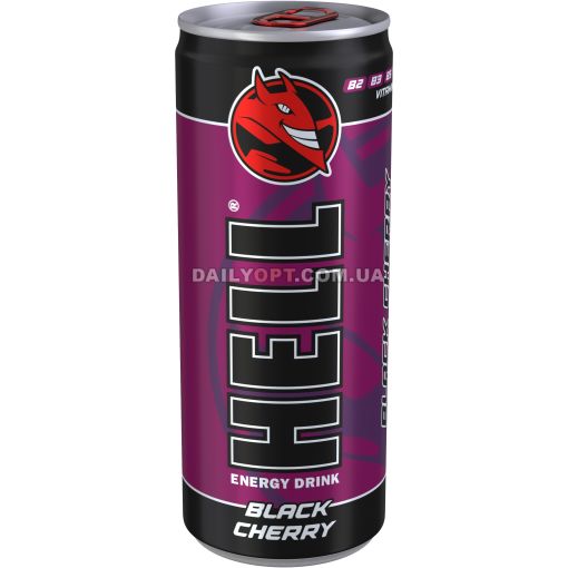 Напиток энергетический HELL Black Cherry 250 мл